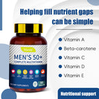 Men's 50+ Complete Multivitamin — Daily Vitality Tablets (60ct) — product photo 1
