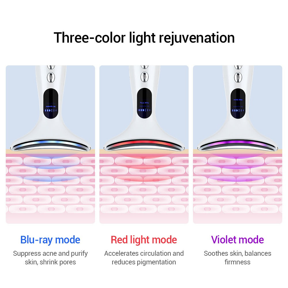 LED Microcurrent Neck & Face Device — Warming Beauty Instrument — product photo 8