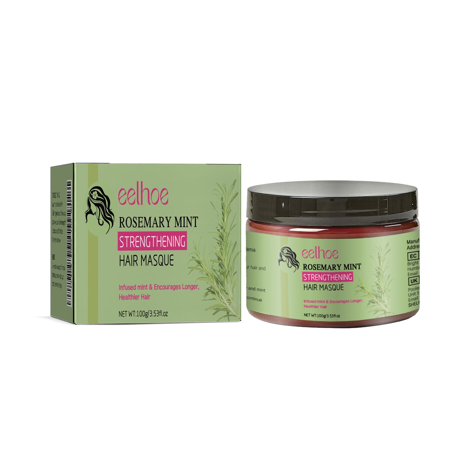 Rosemary Deep Repair Hair Mask — Softening Treatment for Dry, Fluffy Hair — product photo 2