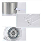 Hydrogen Water Bottle 420ml — Rechargeable Glass Hydration Ionizer — product photo 5