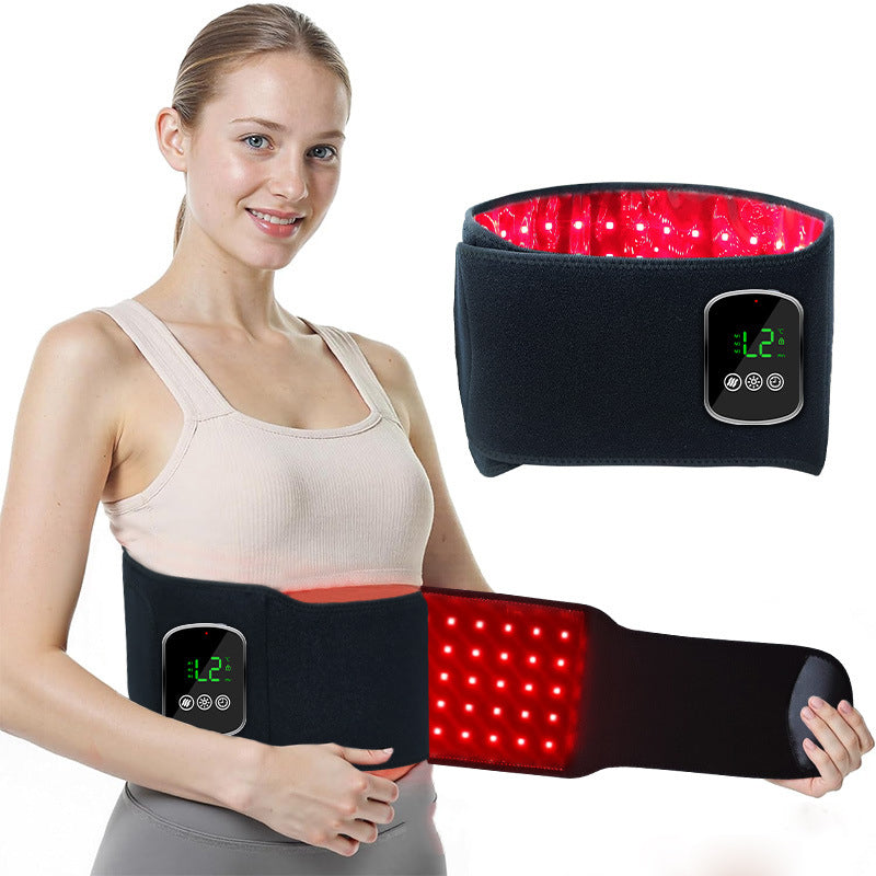 Infrared Vibration Massage Belt — Heated Compress for Back & Waist — product photo 1