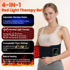 Infrared Vibration Massage Belt — Heated Compress for Back & Waist — product photo 4