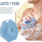 Silicone Body Scrubber Brush — Ergonomic Exfoliating Shower Tool — product photo 1