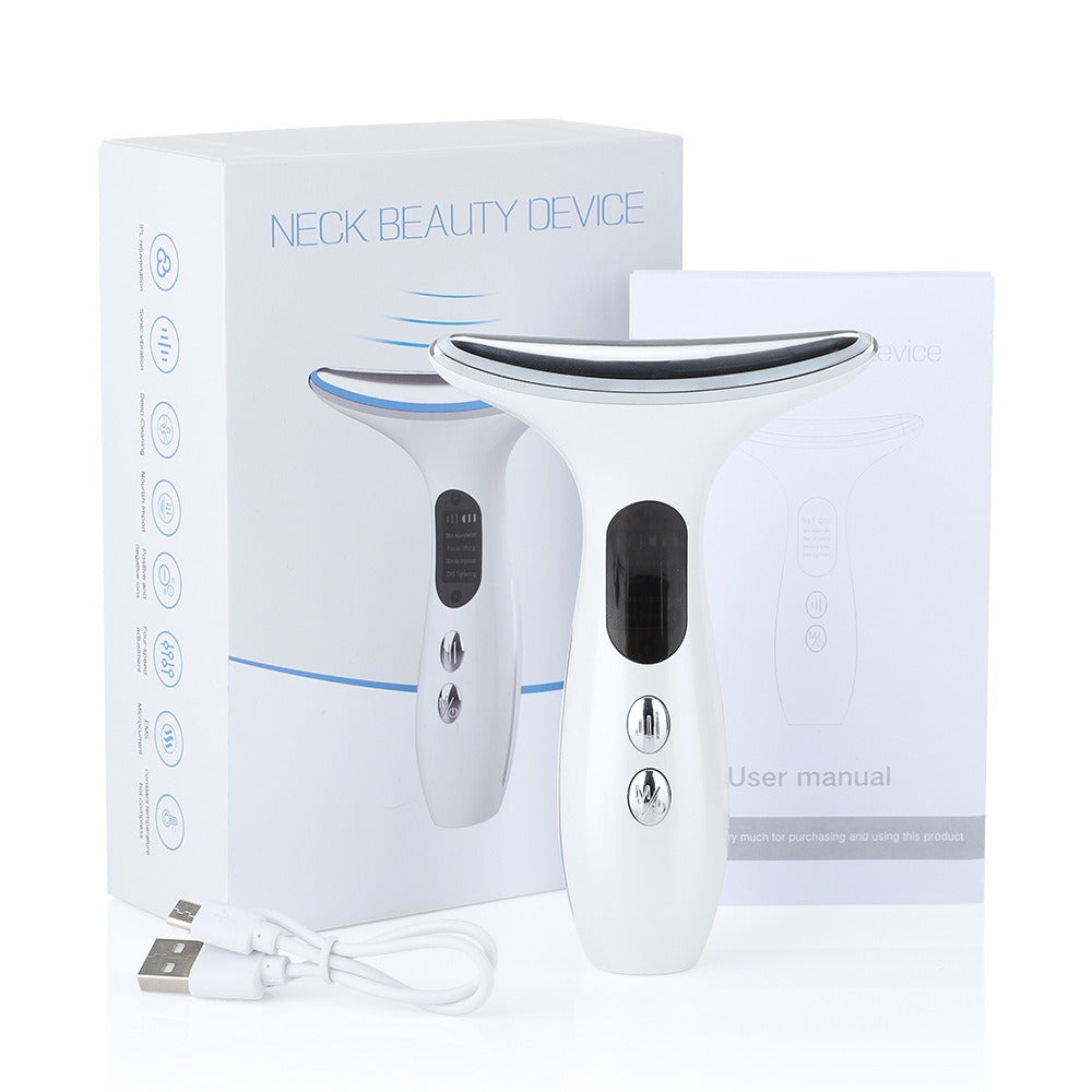 LED Microcurrent Neck & Face Device — Warming Beauty Instrument — product photo 6
