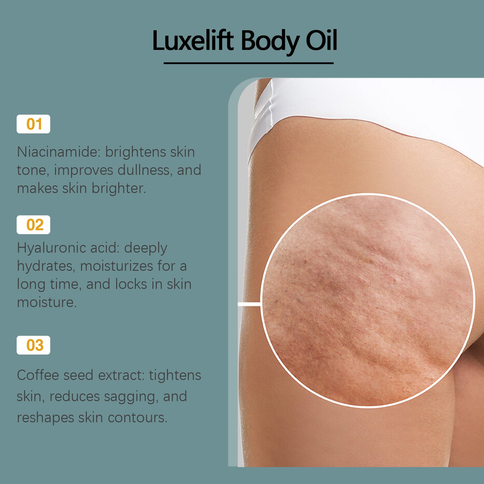 Oceaura Firming Body Oil — Refreshing Hydration & Skin-Tightening Care — product photo 4