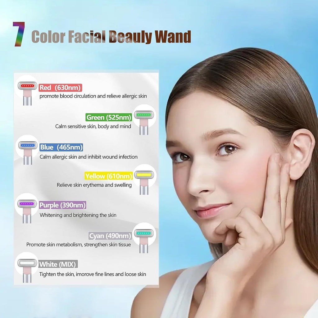 LED Facial & Eye Massage Wand — Firming Vibrating Beauty Device — product photo 2