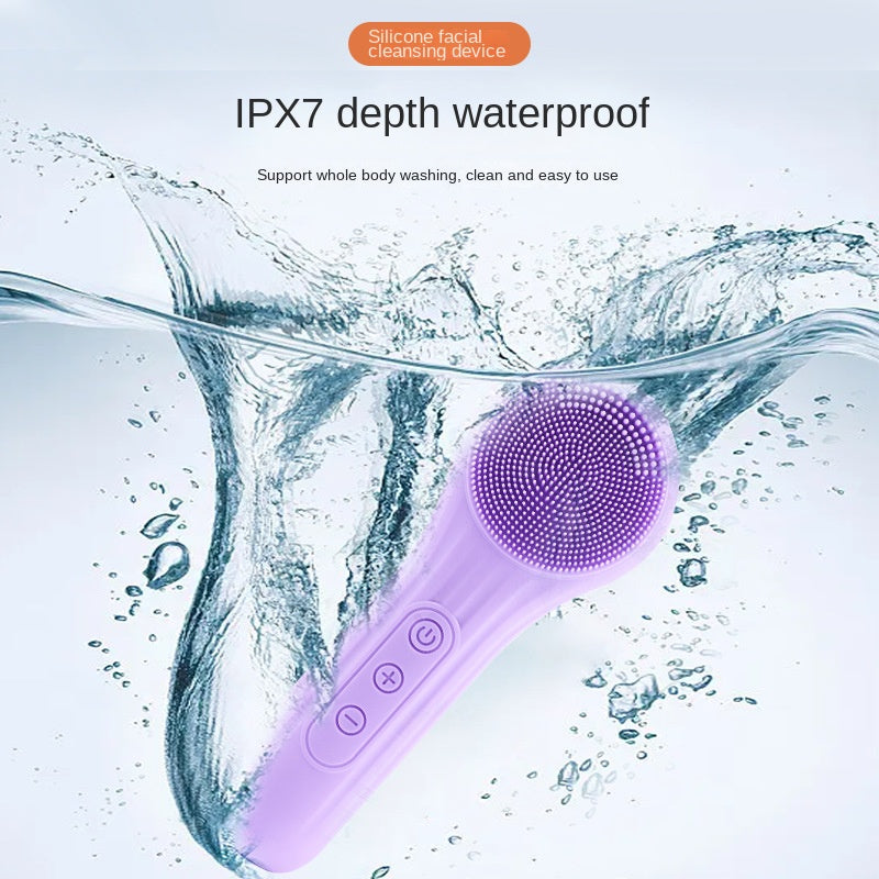 Sonic Facial Cleansing Brush — Silicone Deep-Pore Beauty Device — product photo 1