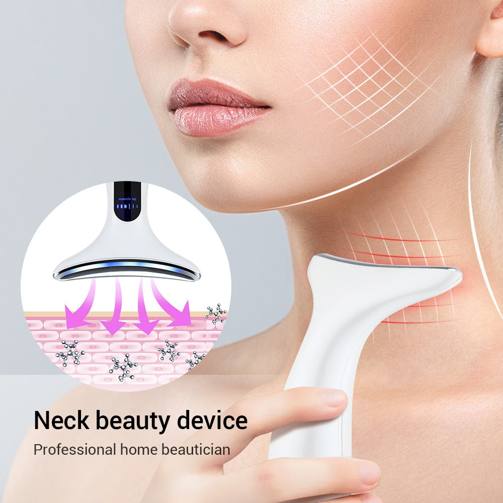 LED Microcurrent Neck & Face Device — Warming Beauty Instrument — product photo 9