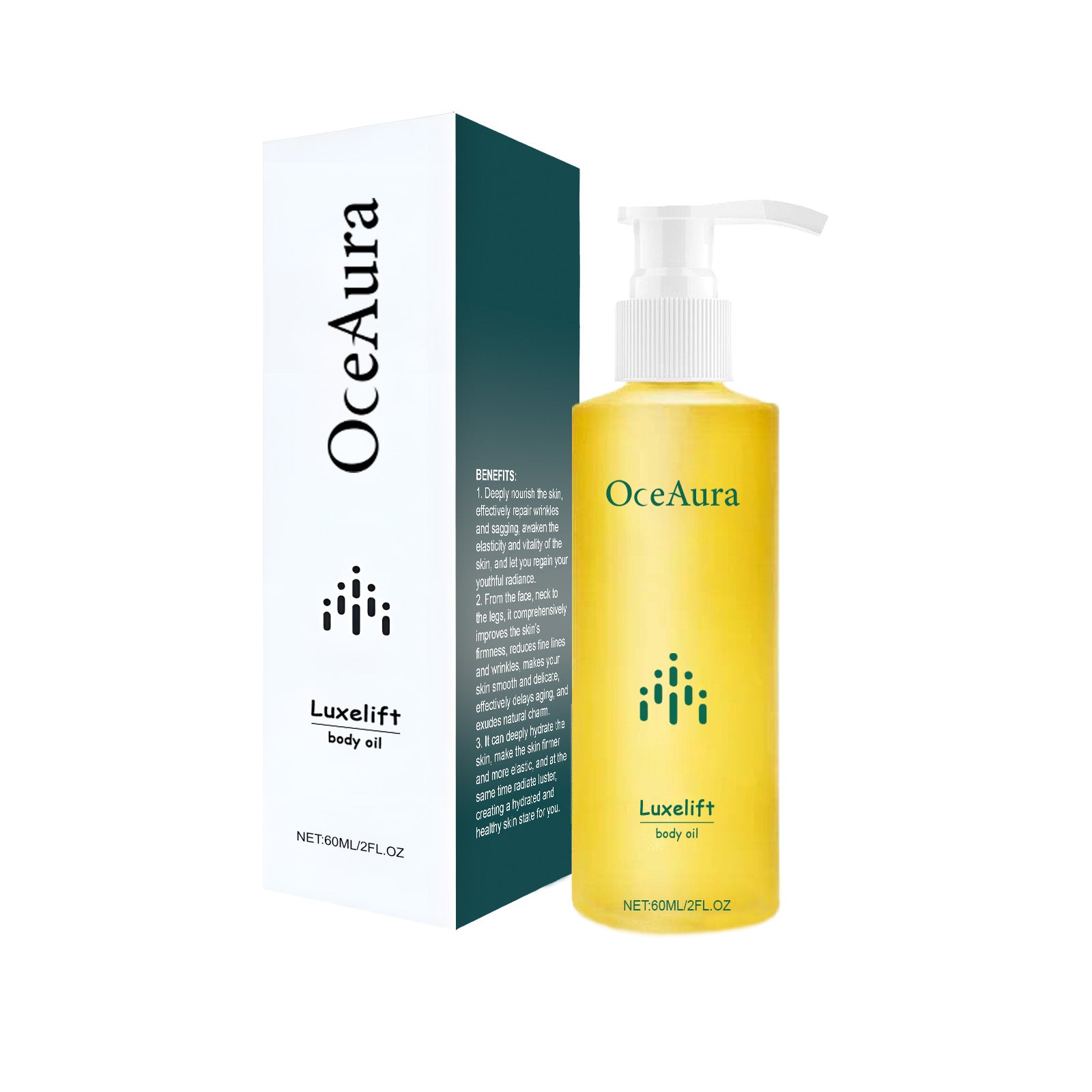 Oceaura Firming Body Oil — Refreshing Hydration & Skin-Tightening Care — product photo 1