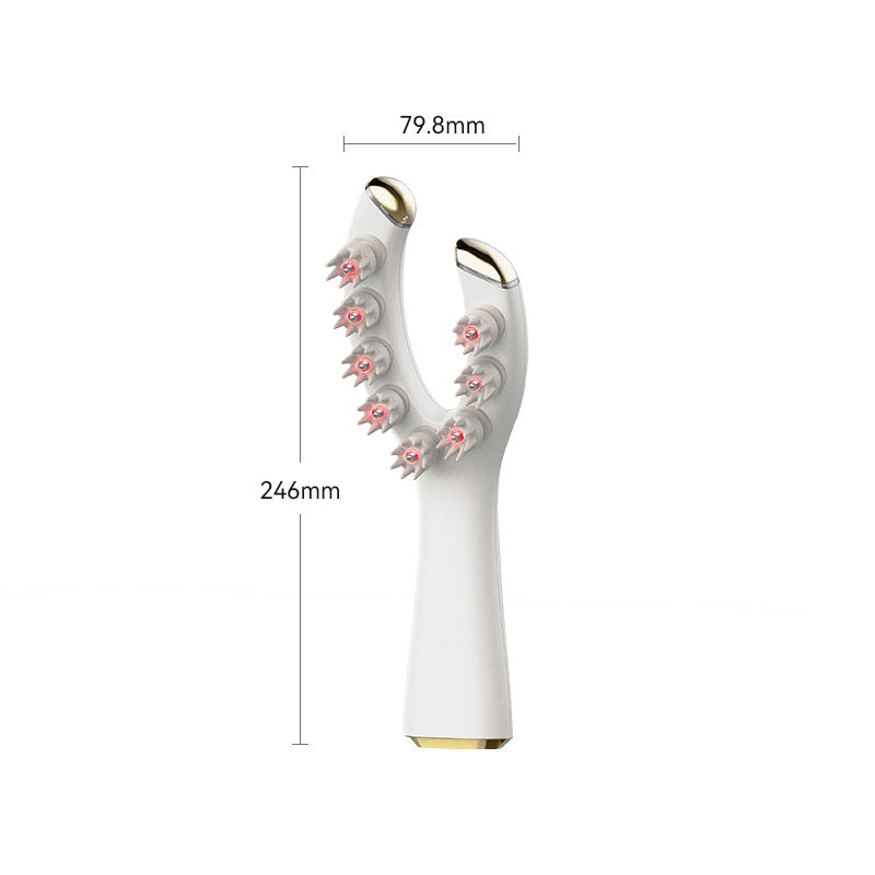 EMS Red Light Scalp Massager Comb — Revitalizing Hair & Scalp Device — product photo 2