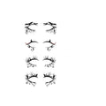 Halloween Graphic Eyeliner Stick Set — Bat & Spider Party Makeup — product photo 8