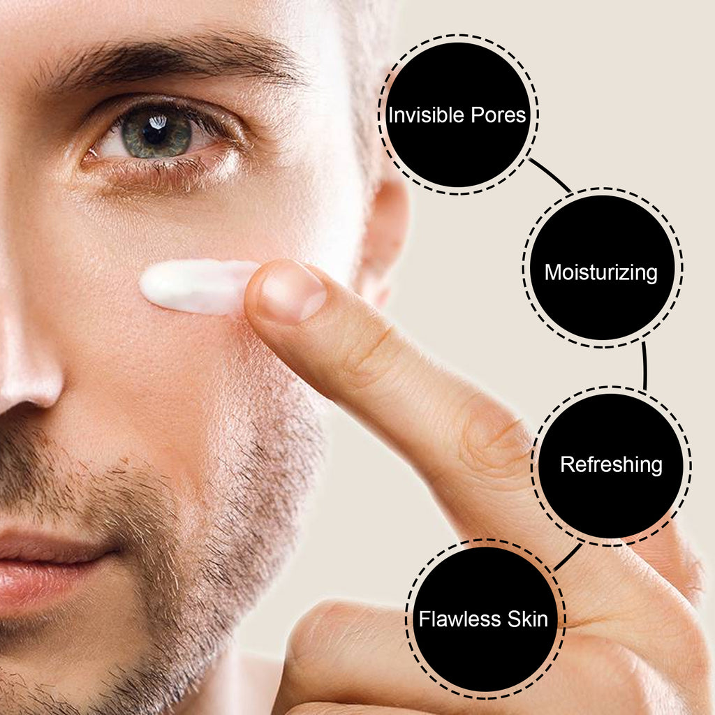 EELHOE Men's Tone-Up Lazy Cream — Invisible Pore Brightening Concealer — product photo 3