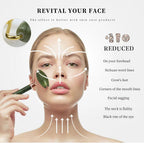 Jade Gua Sha & Roller Sculpting Set — Facial Massage Beauty Tool — product photo 2
