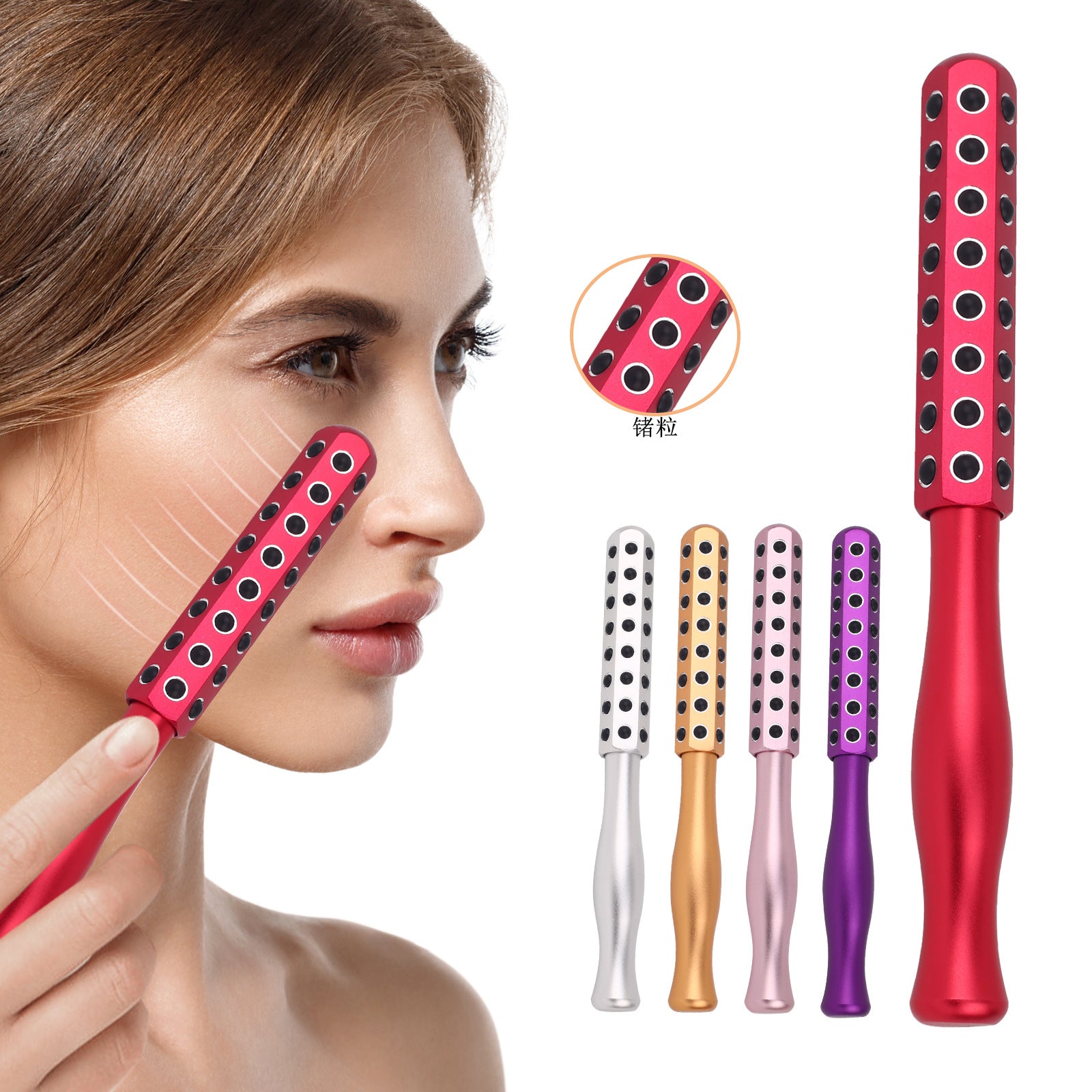 Germanium Facial Roller Beauty Stick — Sculpting Lifting Massage Beauty Tool — product photo 1