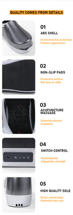 Acupoint Massage Slippers — Reflexology Sole Stimulation Shoes — product photo 9