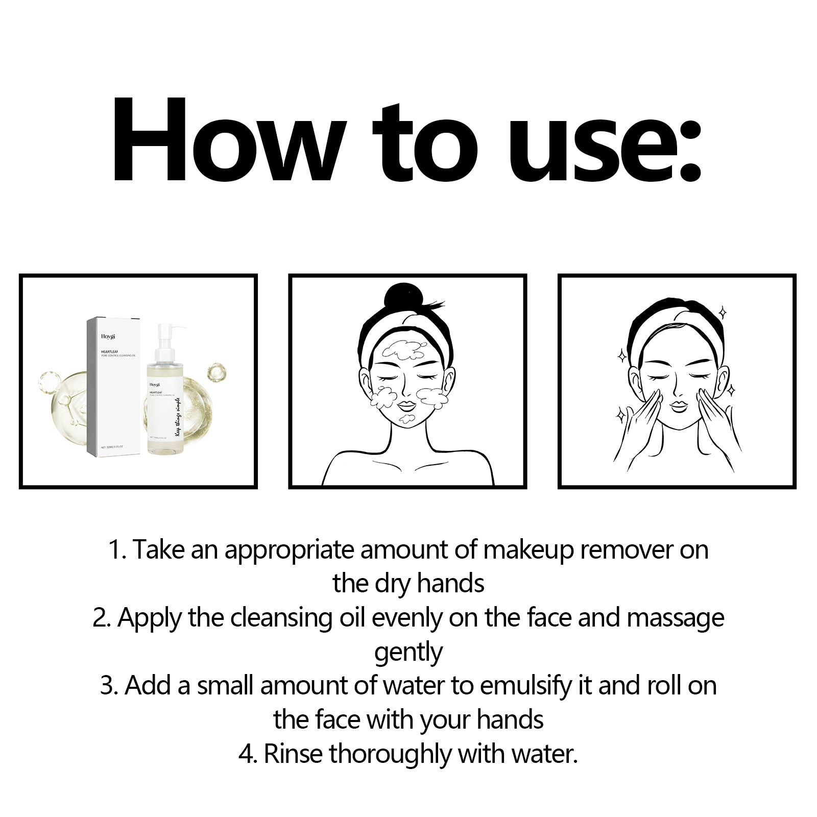 Pore-Control Cleansing Oil — Gentle Makeup-Melting Deep Cleanse Skincare