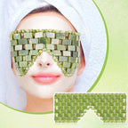 Jade Bead Eye Mask — Cooling Stone Therapy for Tired Eyes — product photo 2