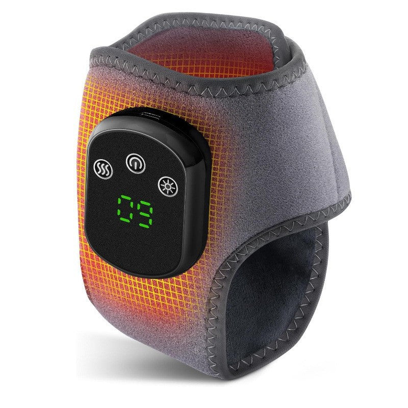 Heated Foot & Ankle Massager — Vibrating Warm Compress Wellness Device — product photo 5