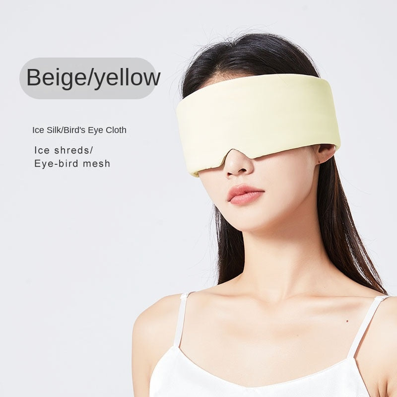Blackout Sleep Eye Mask — Soft Plush Contoured Rest & Travel Mask — product photo 4