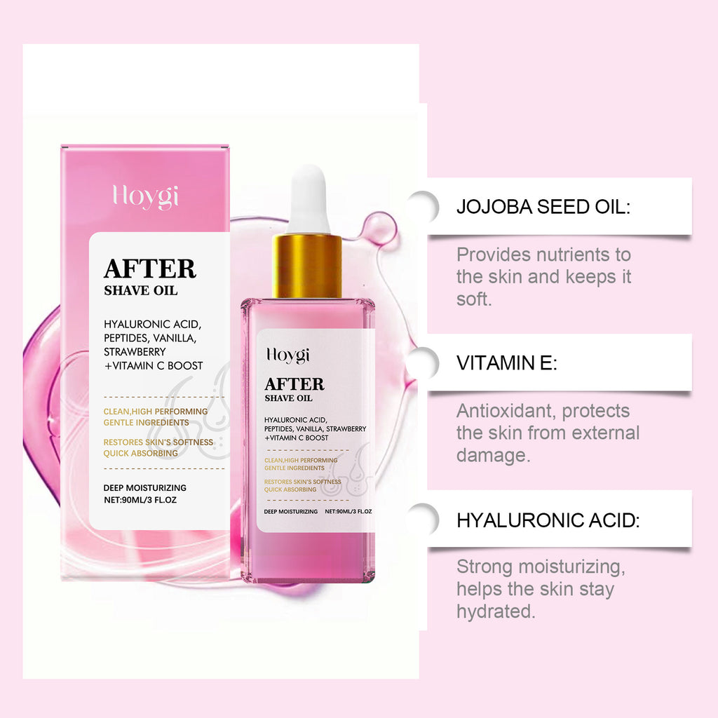 HOYGI Strawberry Hair & After-Shave Oil — Nourishing Smooth Shine Hair Care — product photo 2