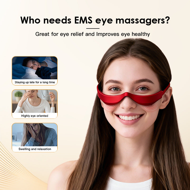 3D Red Light Eye Massager — Depuffing Device for Dark Circles & Eye Bags — product photo 1