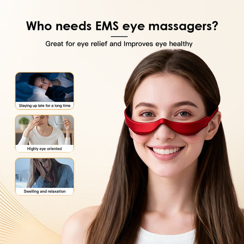 3D Red Light Eye Massager — Depuffing Device for Dark Circles & Eye Bags — product photo 1