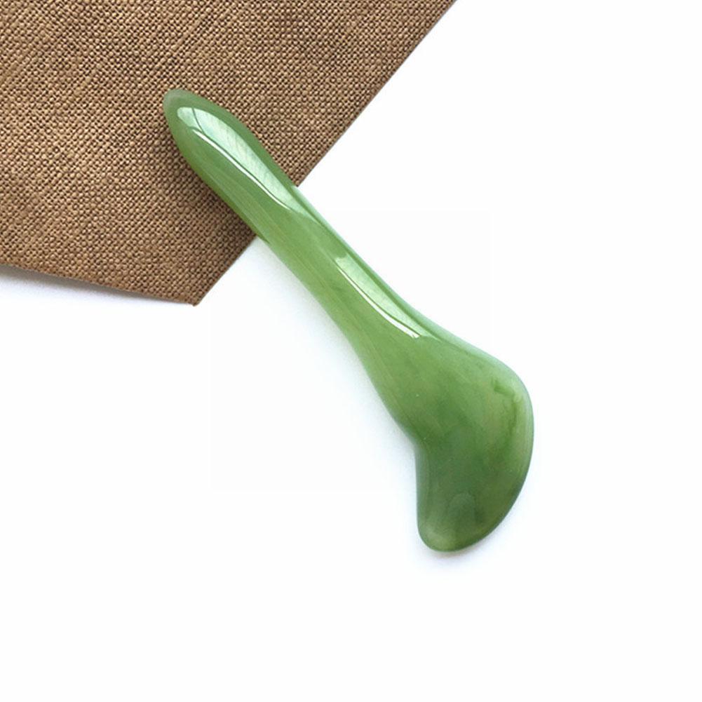 Natural Jade Roller & Gua Sha Set — Real Stone Facial Massage Beauty Tool — product photo 2