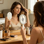 Steam Hair Straightening Brush — Ionic Mist Comb for Smooth, Shiny Hair