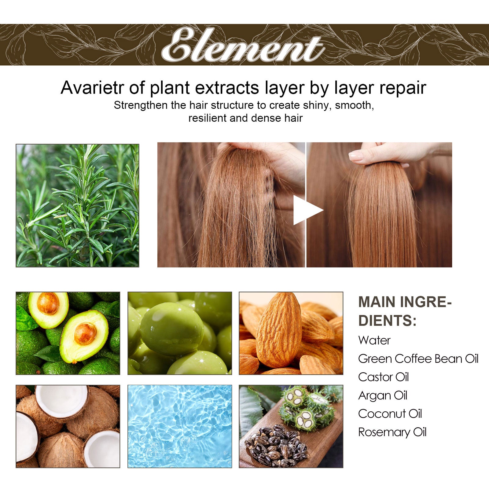 Rosemary Hair Oil — Nourishing Scalp Care for Fuller, Smoother Hair — product photo 3