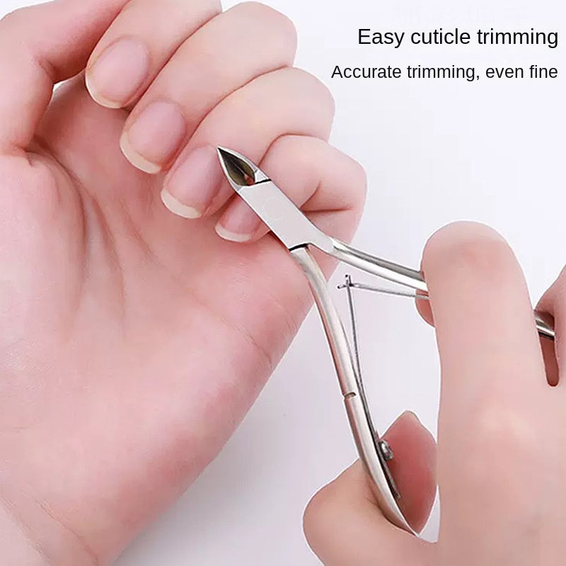 Angled Cuticle Clippers — Precision Hangnail & Cuticle Trimmer Beauty Tool — product photo 1