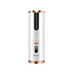 Automatic Curling Iron — Cordless LCD Mini Hair Curler with USB Charging