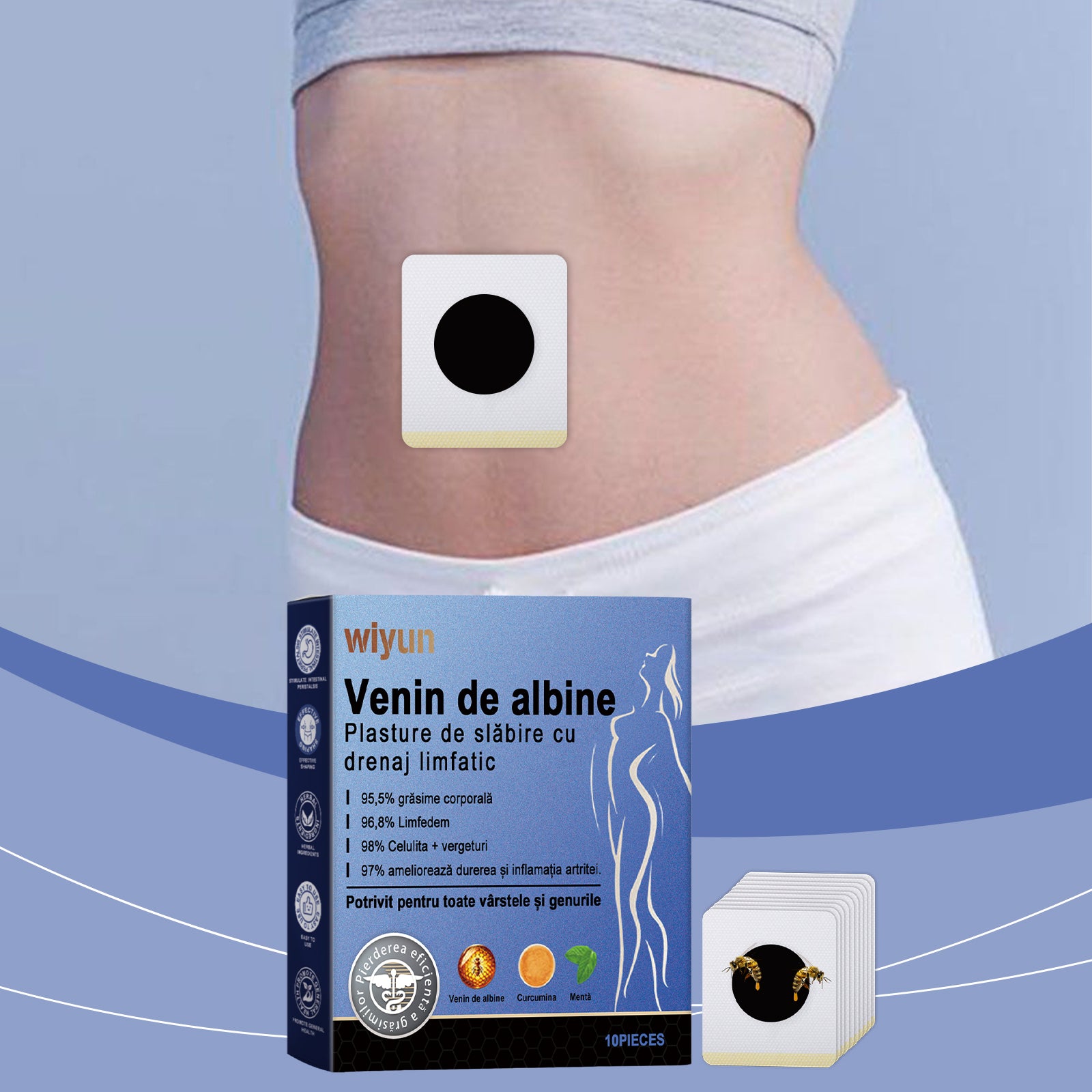 Firming Body Elasticity Patches — Nourishing Skin-Tightening Care — product photo 3