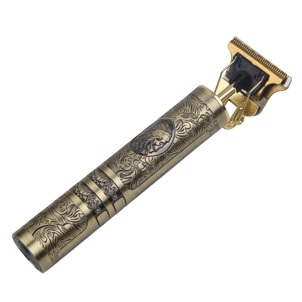 T9 Cordless Hair Clipper — USB Precision Trimmer with Carved Design — product photo 2