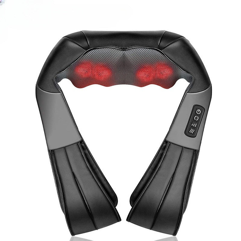 Cordless Neck & Shoulder Shawl Massager — Heated Kneading Wellness Device — product photo 4