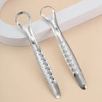 Stainless Steel Tongue Scraper — Fresh-Breath Oral Care Cleaning Tool — product photo 3