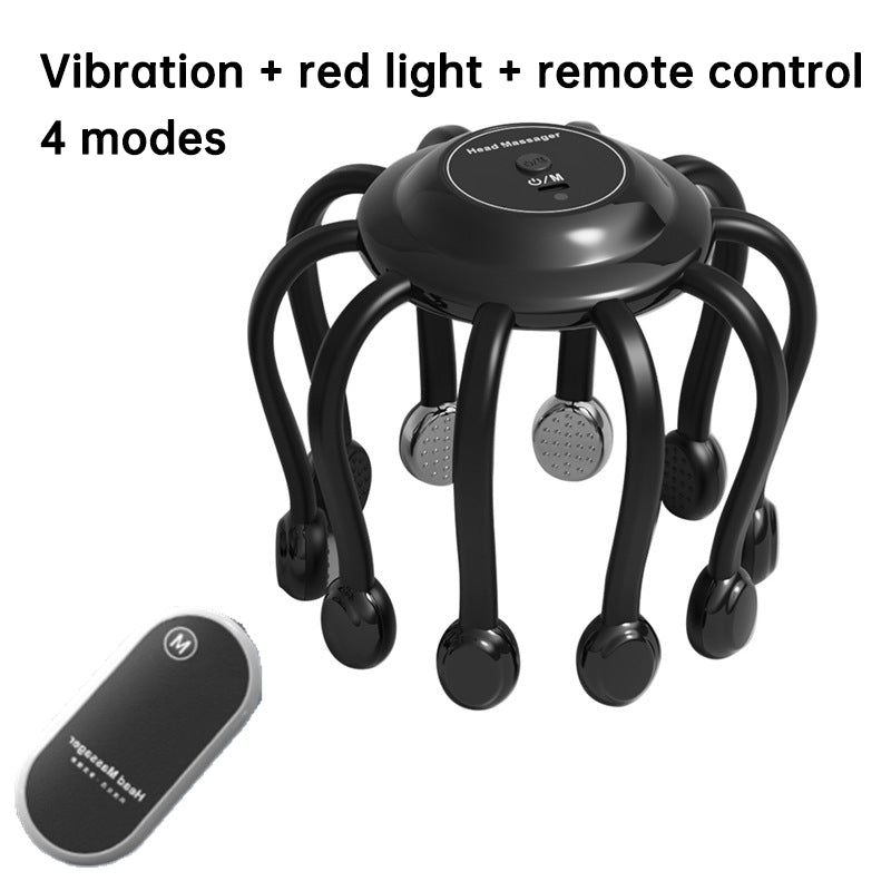 Electric Octopus Head Massager — Scalp Relaxation & Sleep-Ease Device — product photo 9