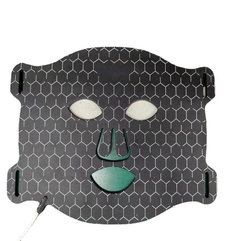 7-Color LED Light Therapy Face Mask — Silicone Skin Rejuvenation Device — product photo 3