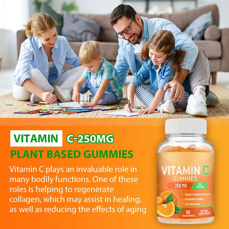 Vitamin C Gummies — Daily Beauty & Immune Support Supplement — product photo 2