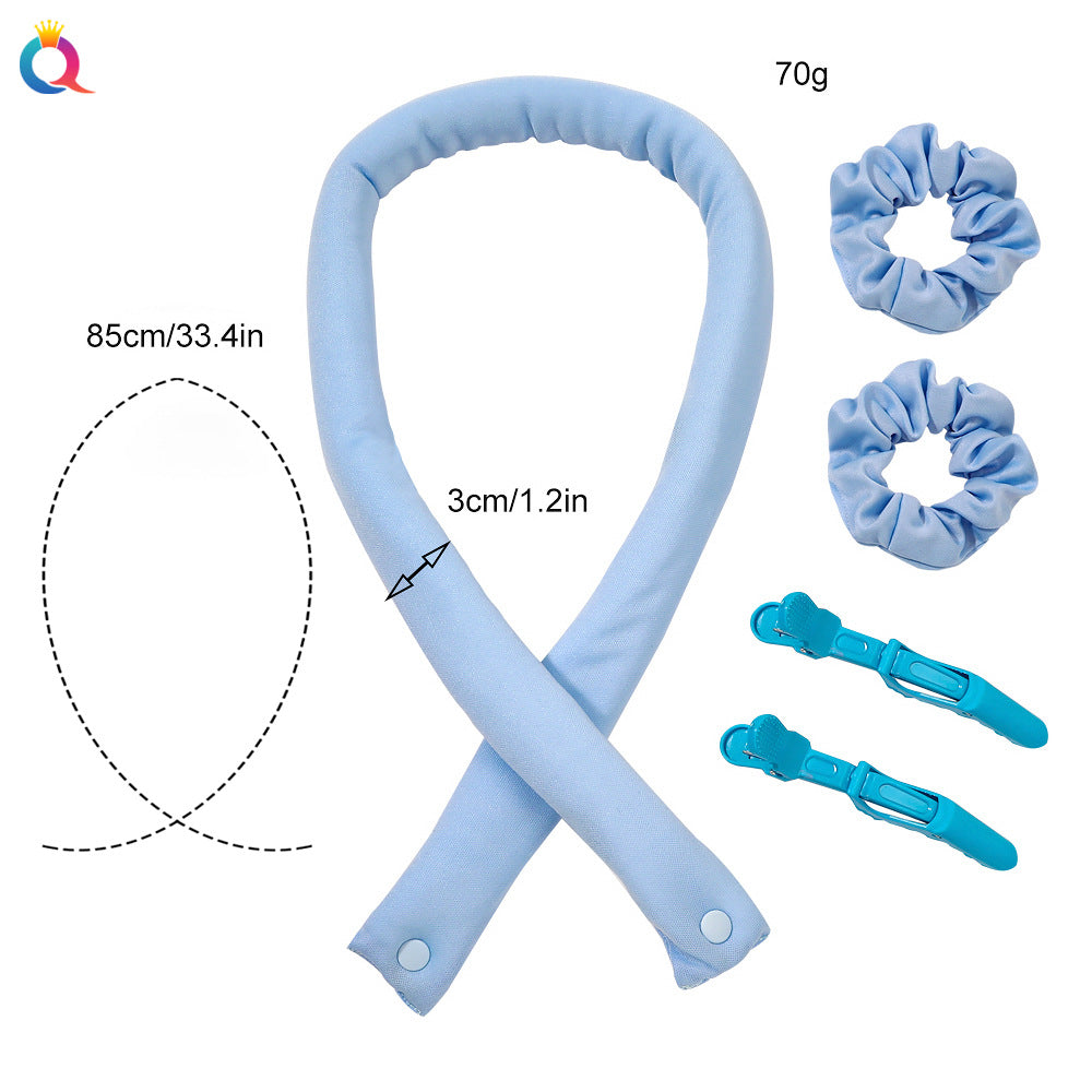Heatless Curling Band — No-Heat Overnight Big-Wave Hair Curler