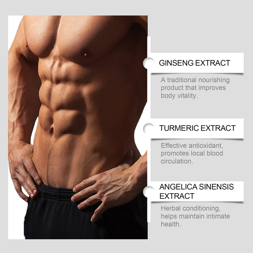 Men's Herbal Body Massage Gel — Cooling Repair & Moisture — product photo 4
