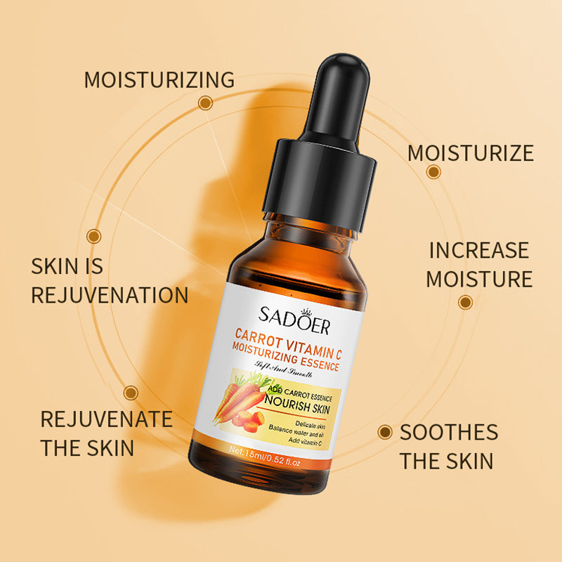 SADOER Vitamin C Facial Essence 15ml — Refreshing Glow Serum (4 Types) — product photo 5