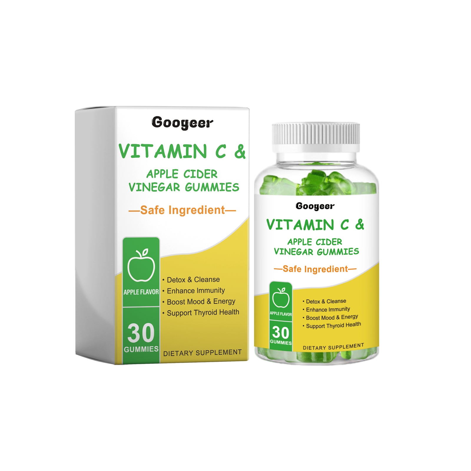 Apple Cider Vinegar Gummies with Vitamin C — Daily Wellness Support — product photo 1