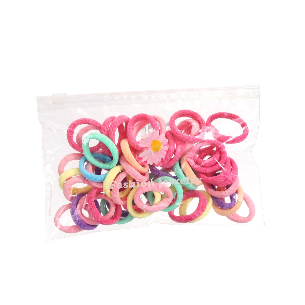 Kids Hair Ties Set — Soft No-Snag Elastic Bands Hair Accessory — product photo 1