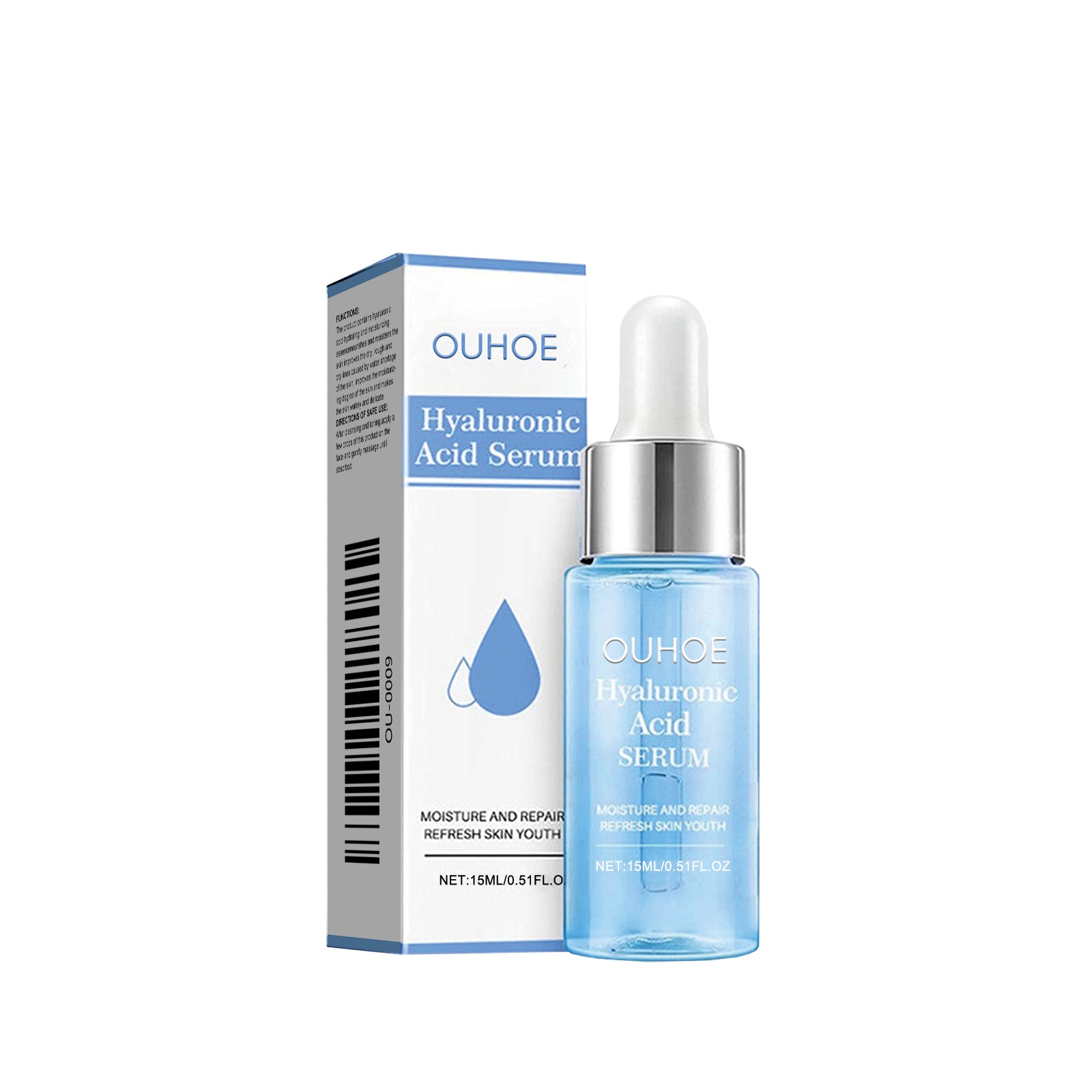 Hyaluronic Acid Firming Serum — Smoothing Hydrating Face Skincare — product photo 2