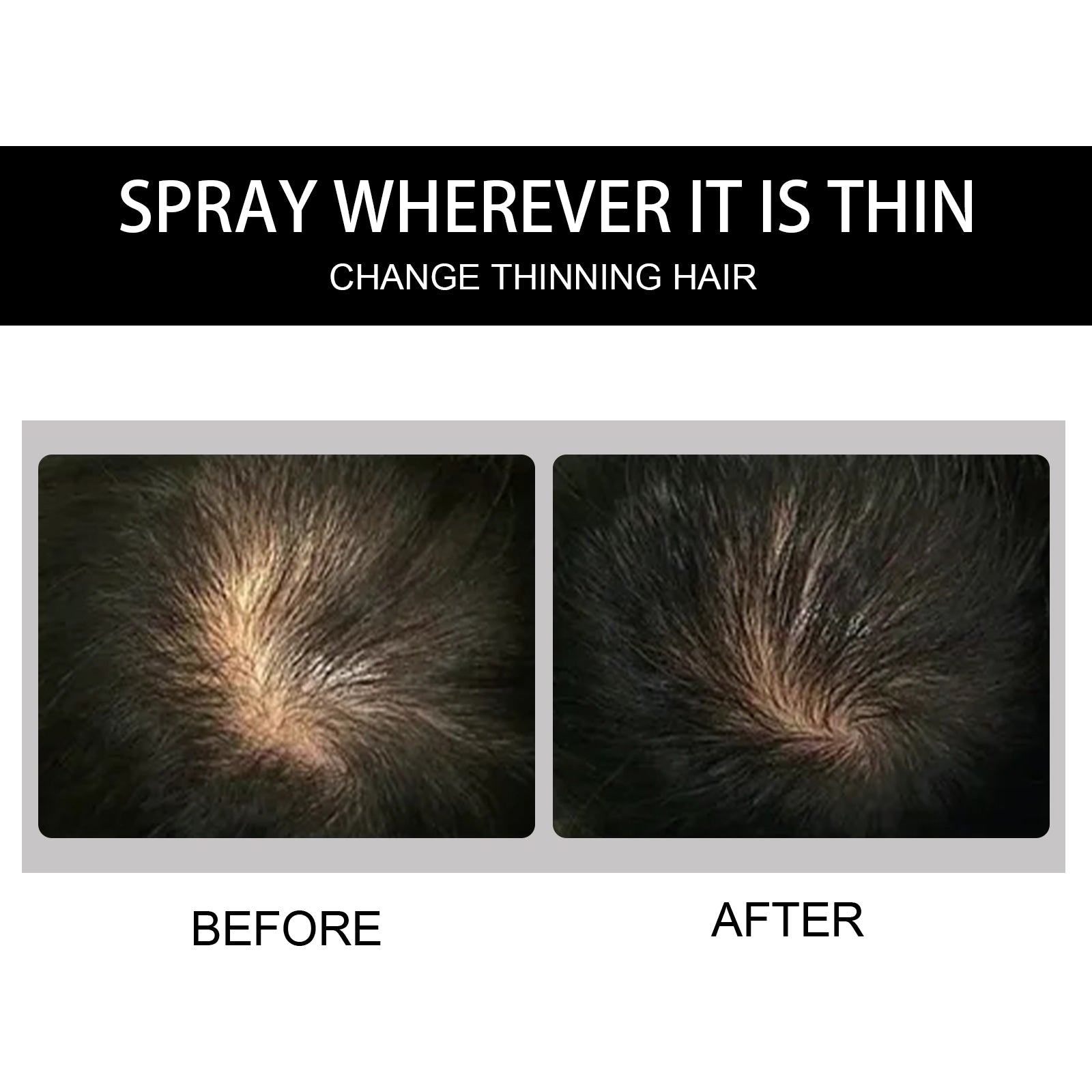 Hair Building Fiber Powder — Instant Density in 3 Shades — product photo 2