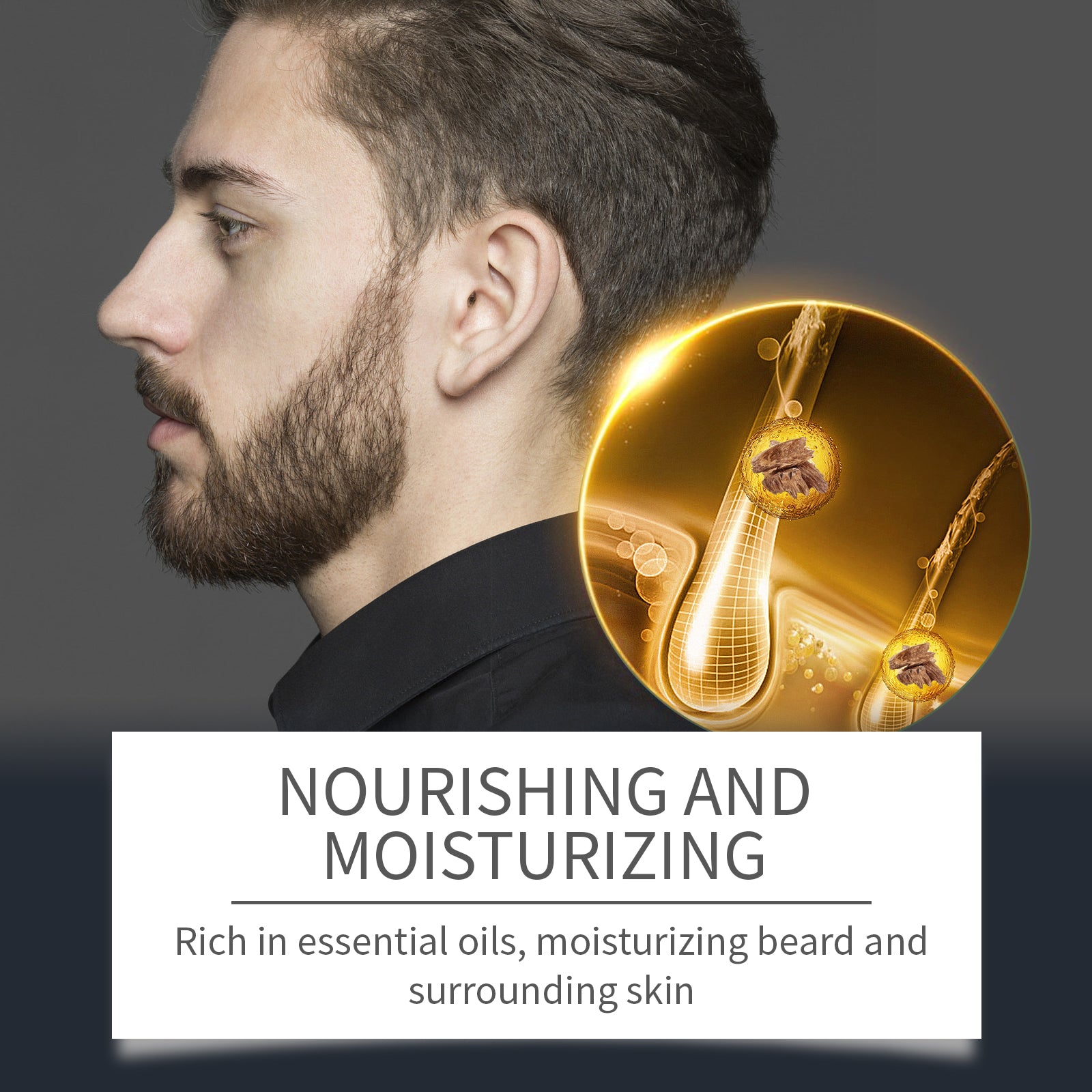Men's Beard & Facial Hair Cream — Softening Moisture Conditioner — product photo 4