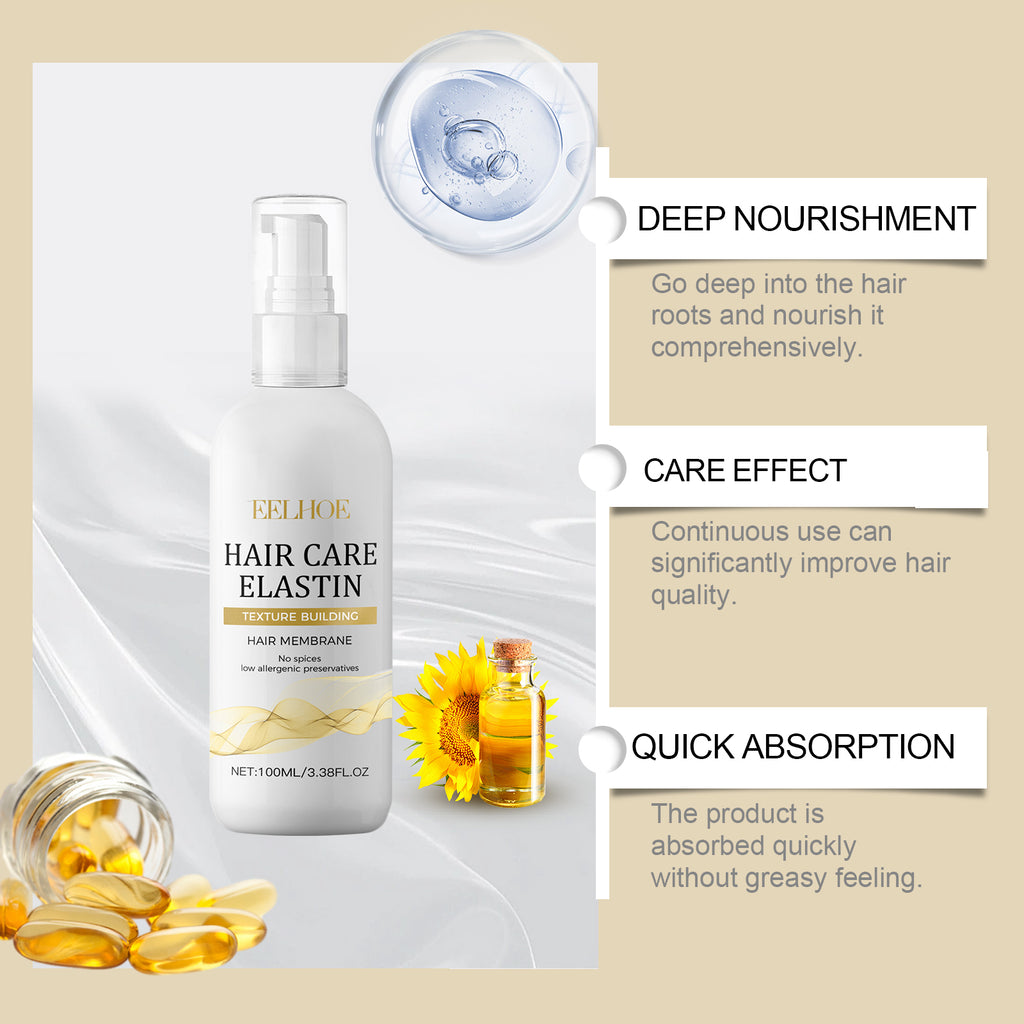 Deep Hair Elastin — Frizz-Smoothing Elastic Styling Hair Care — product photo 4