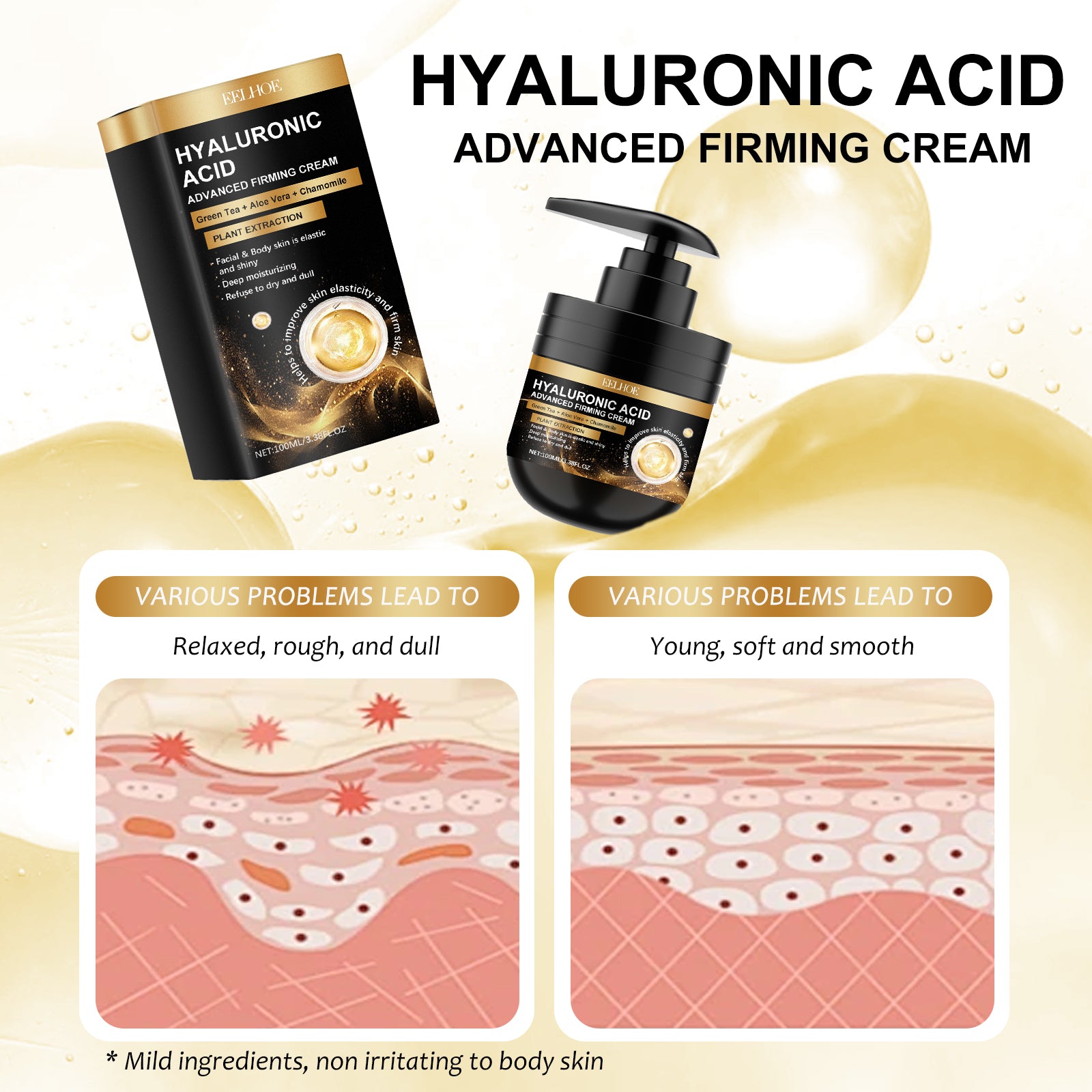 Hyaluronic Acid Firming Cream — Advanced Hydrating Anti-Age Skincare — product photo 5