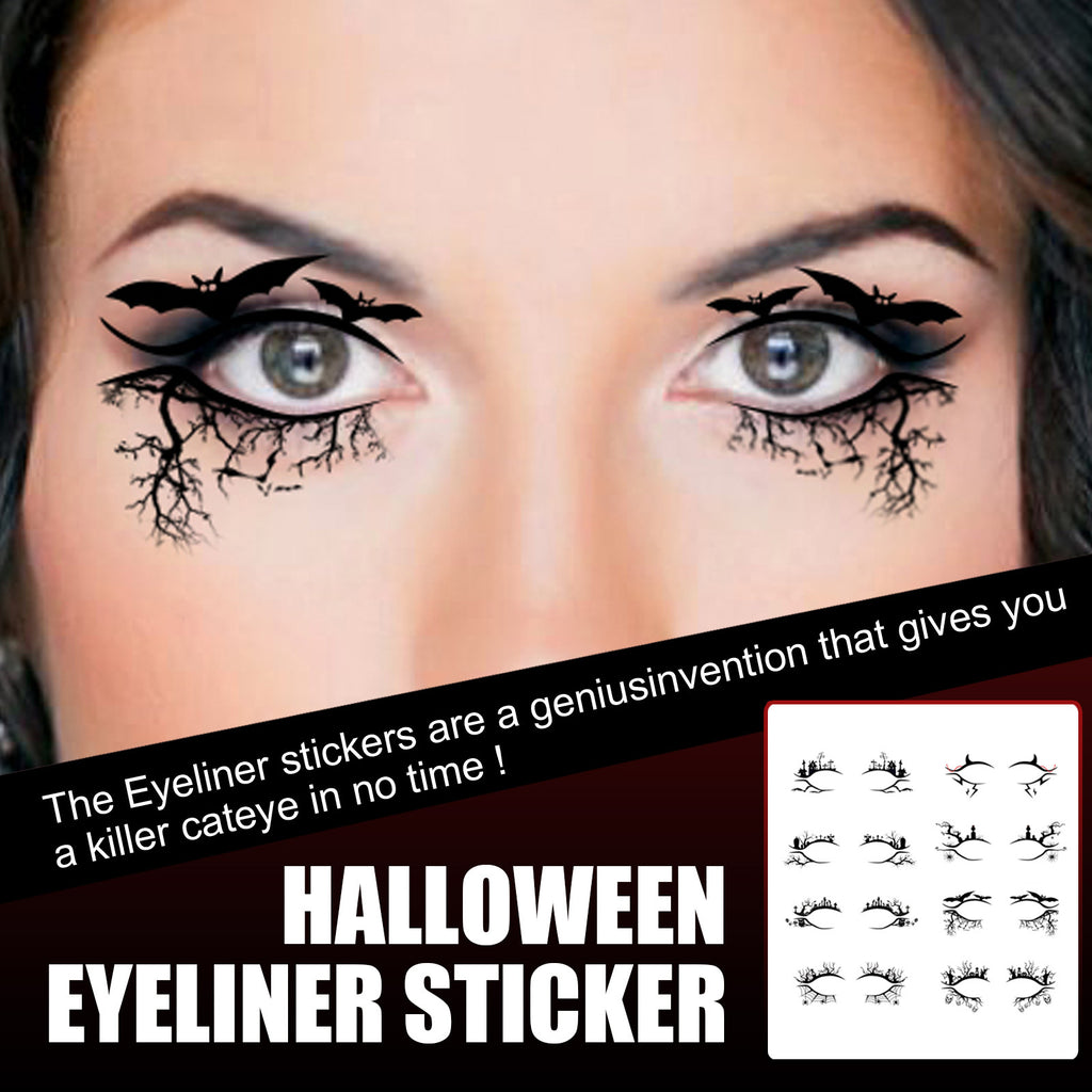 Halloween Graphic Eyeliner Stick Set — Bat & Spider Party Makeup — product photo 5