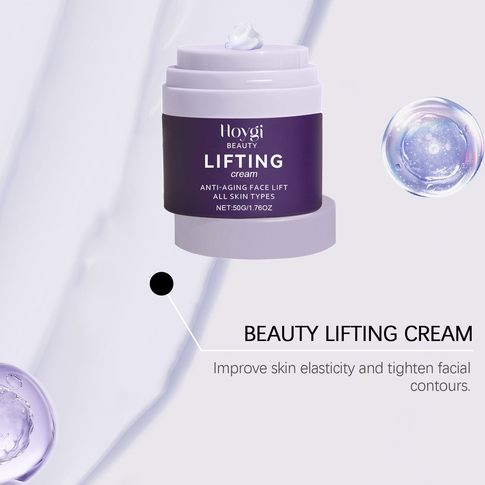 Deep Hydration Face Cream — Smoothing & Brightening Daily Skincare Moisturizer — product photo 3